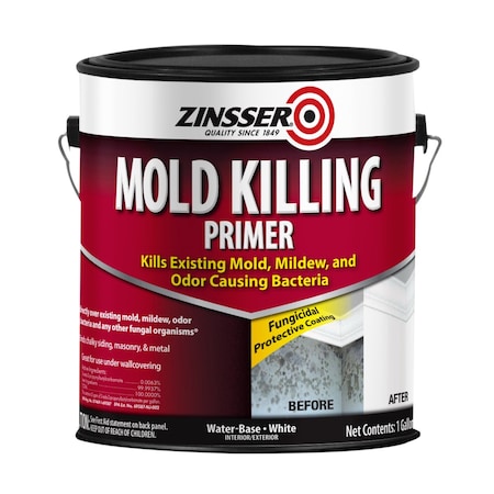 Zinsser Mold Killing Primer, White, 1 Gallon 276049